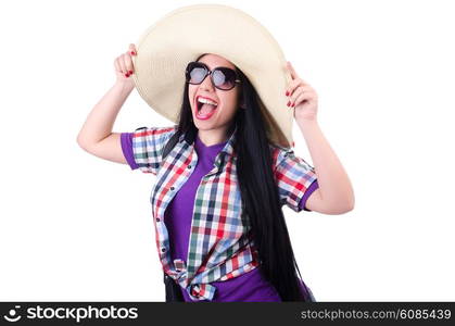 Young woman ready for summer vacation