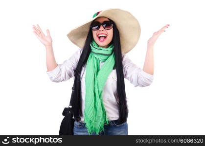 Young woman ready for summer vacation