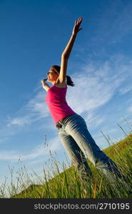 Young woman relaxing