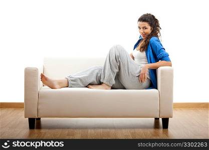 Young woman relaxing