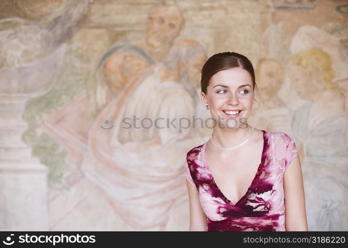 Young woman smiling