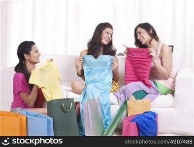 Young woman spending leisure time together