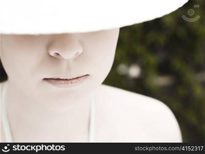 Young Woman Under The Hat