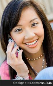 Young Woman Using Cell Phone