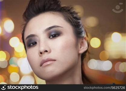 Young Woman with Smoky Eyes