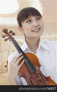 Young Woman With Violin