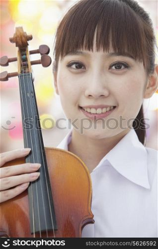 Young Woman With Violin