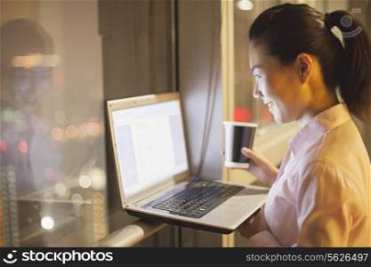 young woman working in the office