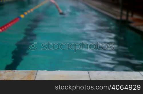 youngest swimmer in the swimming pool