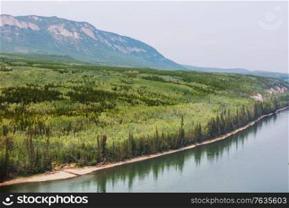 Yukon River in summer season, Canada