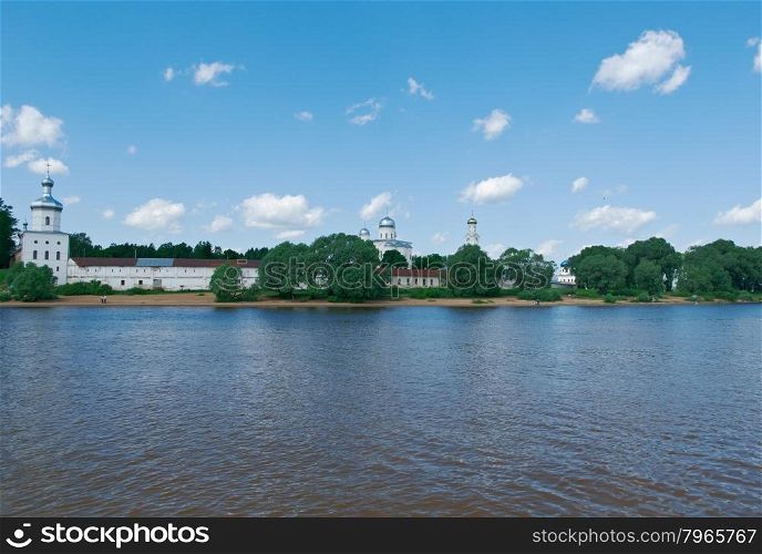 Yuriev Monastery . Veliky Novgorod, Russia