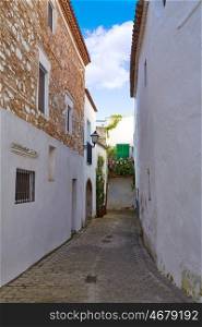 Zafra Callejita del Clavel street in Extremadura of Spain by via de la Plata