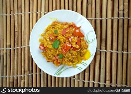 Zafrani Pulao - Fragrant basmati rice made exotic with saffron&#xA;