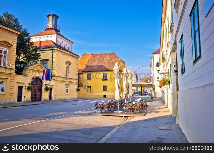 Zagreb upper town historic architecture, capital of Croatia