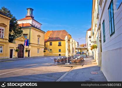 Zagreb upper town historic architecture, capital of Croatia