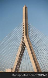 Zakim Bumnker Hill Bridge in Boston, Massachusetts, USA