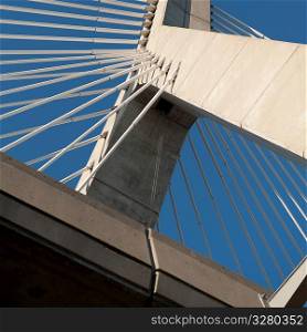 Zakim Bunker Hill Bridge in Boston, Massachusetts, USA