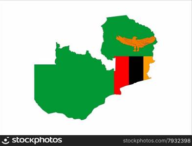 zambia country flag map shape national symbol