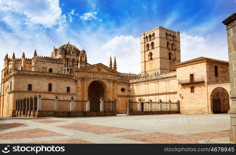 Zamora Cathedral in Spain by Via de la Plata way to Santiago