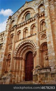 Zamora San Salvador cathedral in Spain by Via de la Plata way