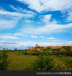 Zamora skyline in Spain by the via de la Plata pilgrims way