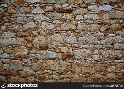 Zamora stone masonry wall detail Spain