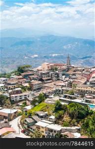 "Zaruma - Town in the Andes, Ecuador. Located in the southern province of El Oro (meaning "the gold") in the western range of the Andes, Zaruma is a lovely hilltop town with steep twisted streets"