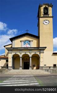 zebra crossing church albizzate varese italy the old wall terrace church bell tower