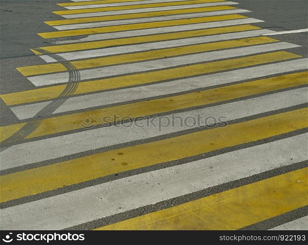 zebra road marking for pedestrians, zebra crosswalk the roads