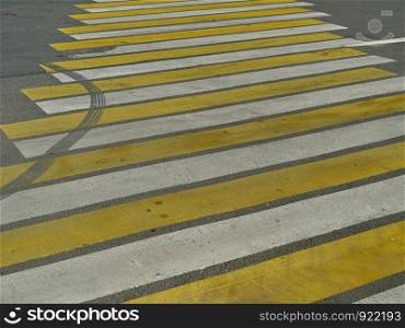 zebra road marking for pedestrians, zebra crosswalk the roads