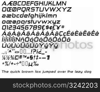 zekton ext heavy italic