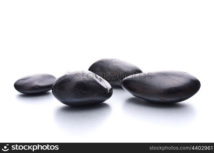 Zen pebbles. Stone spa and healthcare concept.