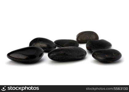 zen stones isolated on the white background