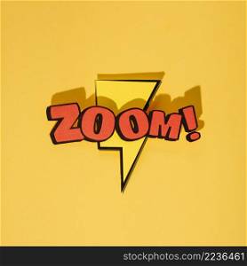 zoom cartoon exclusive font tag expression thunderbolt
