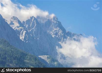 Zugspitze Alpine Alps mountain Landscape top of Germany