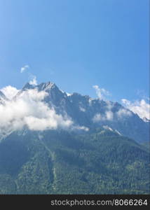 Zugspitze Alpine Alps mountain Landscape top of Germany