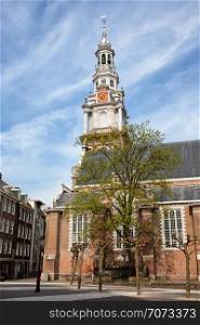 Zuiderkerk (Southern Church) in Amsterdam, Netherlands, early 17th century Renaissance style.