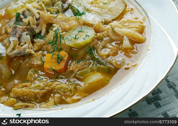 zupa ogorkowa - Polish Cucumber Soup