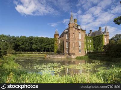 Zuylen Castle with its decorative garden is a Dutch castle at the village of Oud-Zuilen just north of the city of Utrecht. It is located along the river Vecht at the southern end of the Vechtstreek. Zuylen Castle near Utrecht