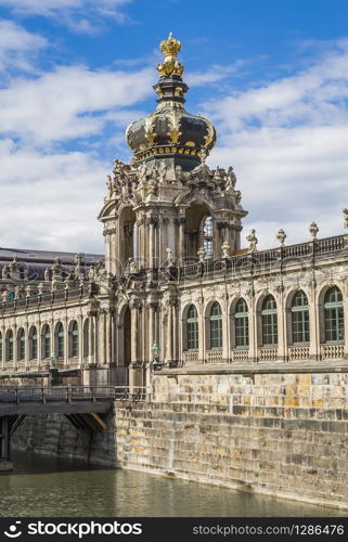 Zwinger museum - famous monument in Dresden. Germany