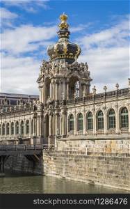 Zwinger museum - famous monument in Dresden. Germany